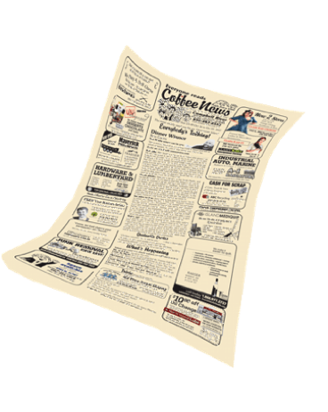 Campbell River Coffee News sheet